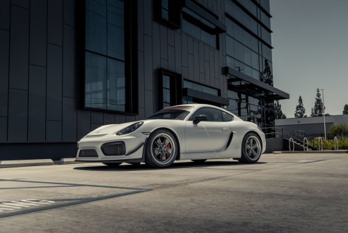 Fuchs Wheels for Porsche 718 GT4 White