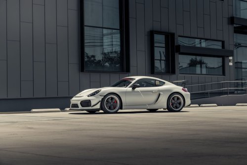 Fuchs Wheels for Porsche 718 GT4 White