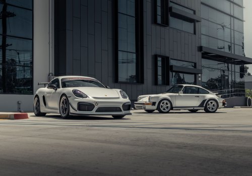 Fuchs Wheels for Porsche 718 GT4 White