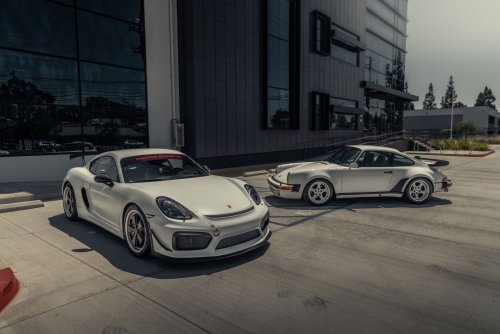 Fuchs Wheels for Porsche 718 GT4 White