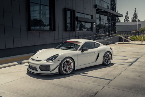 Fuchs Wheels for Porsche 718 GT4 White