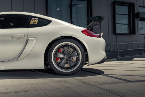 Fuchs Wheels for Porsche 718 GT4 White