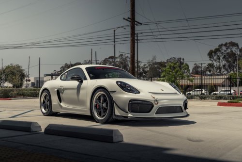 Fuchs Wheels for Porsche 718 GT4 White