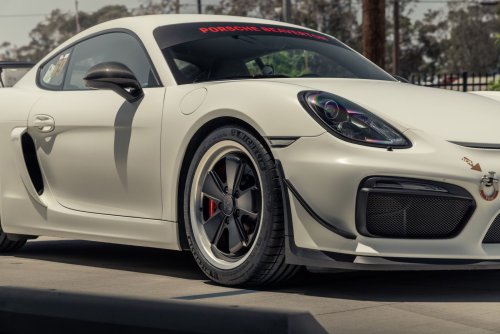 Fuchs Wheels for Porsche 718 GT4 White
