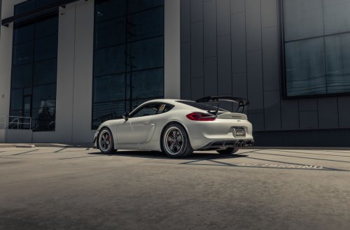 Fuchs Wheels for Porsche 718 GT4 White
