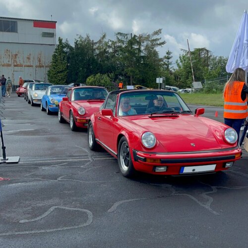 Fuchs Wheels for Porsche 911 Targa Red