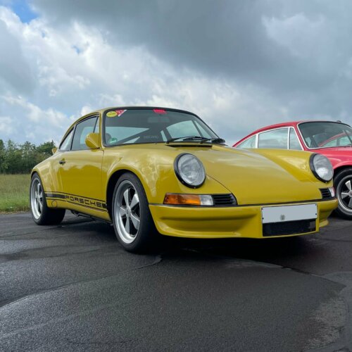 Fuchs Wheels for Porsche 912 Yellow