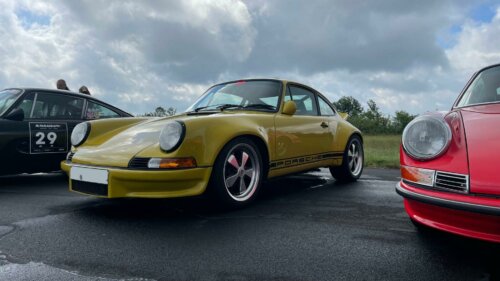 Fuchs Wheels for Porsche 912 Yellow