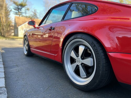 Fuchs Wheels for Porsche 964 Carrera Red