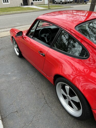 Fuchs Wheels for Porsche 964 Carrera Red