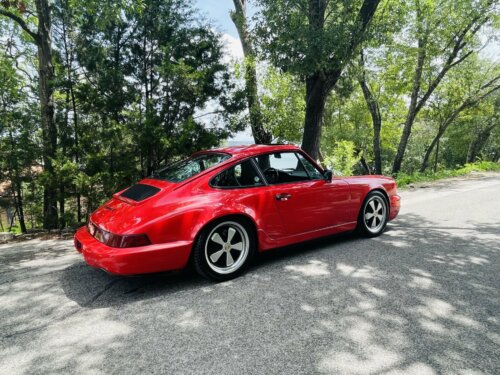Fuchs Wheels for Porsche 964 Red