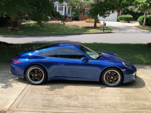 Fuchs Wheels for Porsche 991 Blue
