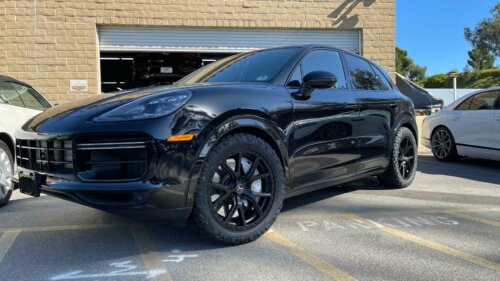 Mantra Wheels for Porsche Cayenne Turbo Black