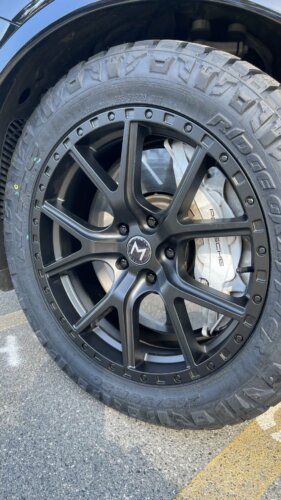 Mantra Wheels for Porsche Cayenne Turbo Black