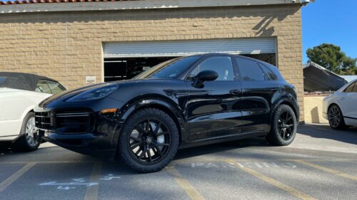 Mantra Wheels for Porsche Cayenne Turbo Black