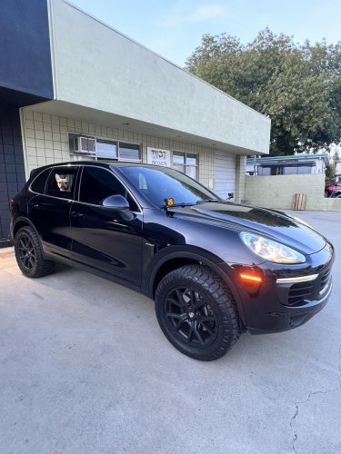 Mantra Wheels for Porsche Cayenne Black Knighthawk Matte Black