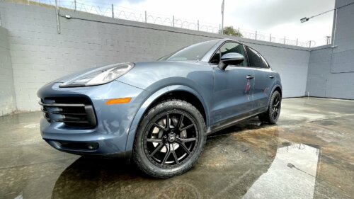 Mantra Wheels for Porsche Cayenne Blue Metallic
