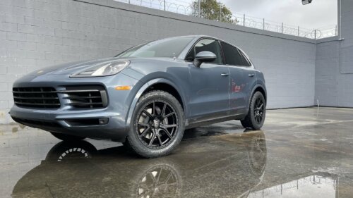 Mantra Wheels for Porsche Cayenne Blue Metallic