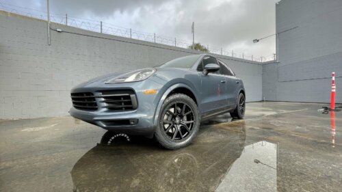 Mantra Wheels for Porsche Cayenne Blue Metallic