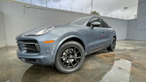 Mantra Wheels for Porsche Cayenne Blue Metallic