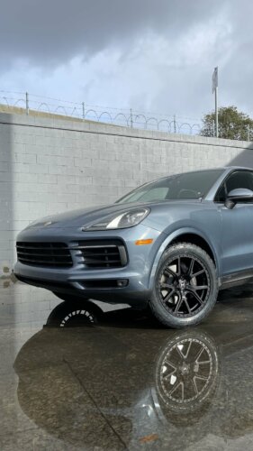 Mantra Wheels for Porsche Cayenne Blue Metallic