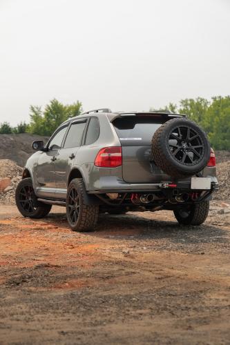 Mantra Wheels for Porsche Cayenne Silver Knighthawk Matte Black
