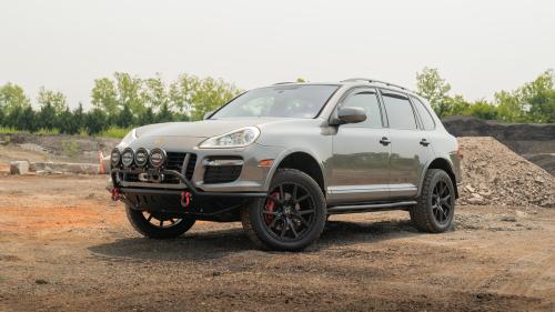 Mantra Wheels for Porsche Cayenne Silver Knighthawk Matte Black