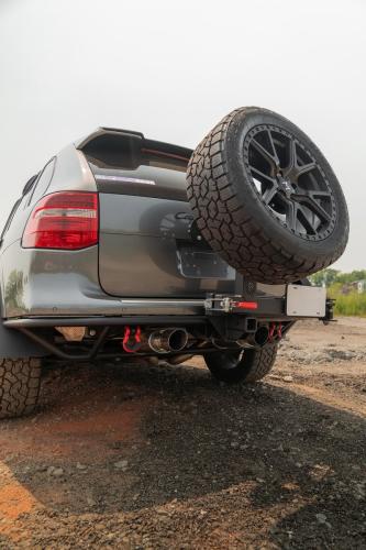Mantra Wheels for Porsche Cayenne Silver Knighthawk Matte Black